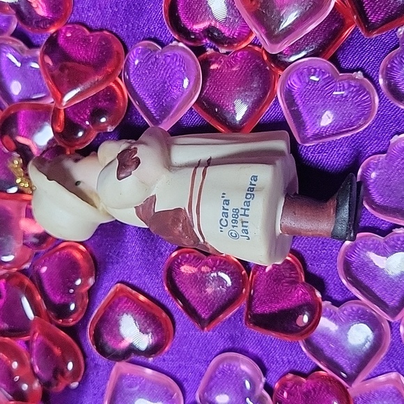 Cara 1988 Jan Hagara porcelain christmas vintage hanging ornament - Picture 2 of 5